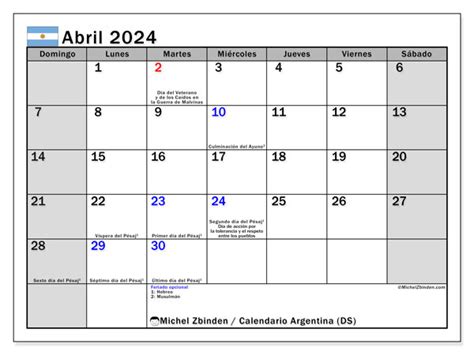 feriados argentina 2024 abril
